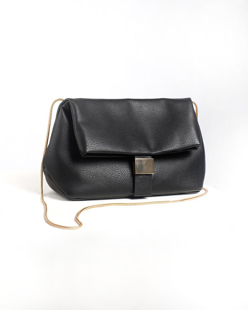 ALYSSA SHOULDER BAG - BLACK-Handbags-Billini--Billini